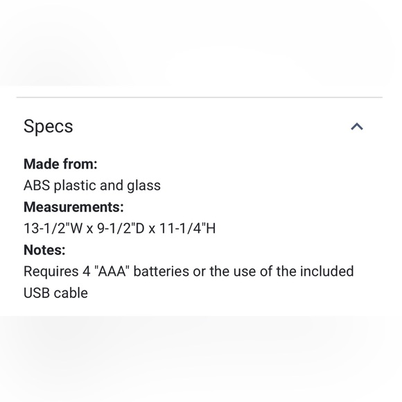 Tri-fold Makeup Mirror by Idea works, new in box, black - Picture 8 of 8